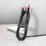 Kép 7/8 - Baseus Cafule USB-USB-C kábel, 2A, 3m (piros-fekete)
