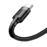 Kép 6/9 - Baseus Cafule USB-USB-C kábel, 2A, 3m (szürke-fekete)