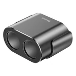 Kép 3/8 - Baseus 2xUSB szivargyújtó elosztó, 3,1A, 100W (fekete)