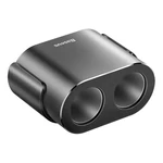 Kép 4/8 - Baseus 2xUSB szivargyújtó elosztó, 3,1A, 100W (fekete)
