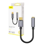 Kép 1/6 - Baseus L54 USB-C audioadapter + 3,5 mm-es mini jack csatlakozó (szürke)