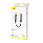 Kép 6/6 - Baseus L54 USB-C audioadapter + 3,5 mm-es mini jack csatlakozó (szürke)