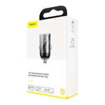 Kép 8/10 - Baseus Tiny Star mini autós töltő, USB, QC 3.0, 30 W (szürke)