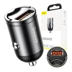 Kép 10/10 - Baseus Tiny Star mini autós töltő, USB, QC 3.0, 30 W (szürke)