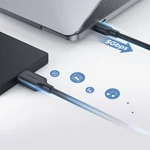 Kép 3/4 - UGREEN USB-C - micro-USB 3.0 kábel, 1m (fekete)
