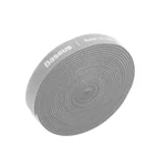 Kép 1/4 - Baseus Rainbow Circle Tépőzáras szalag, kábelrendező tépőzár 3m (szürke)