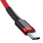Kép 4/8 - Baseus Cafule USB-C - USB-C PD 2.0 QC 3.0 kábel, 60 W, 2 m (piros)
