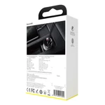 Kép 7/8 - Ładowarka samochodowa Baseus z wyświetlaczem, 2x USB, 4,8A, 24W (szara)