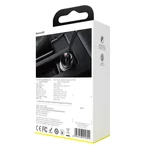 Kép 7/8 - Ładowarka samochodowa Baseus z wyświetlaczem, 2x USB, 4,8A, 24W (srebrna)