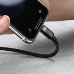 Kép 8/11 - Baseus Cafule USB-C - Lightning PD kábel, 18 W, 1 m (fekete-szürke)