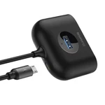 Kép 5/9 - Baseus Square Round 4 az 1-ben hordozható adapter, 1x USB 3.0 + 3x USB 2.0, 1 m (fekete)