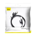 Kép 7/9 - Baseus Cat 6 UTP RJ45 Ethernet kábel lapos 0,5m (fekete)