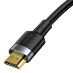 Kép 4/9 - Baseus Cafule HDMI 2.0 kábel, 4K, 3D, 1 m (fekete-szürke)