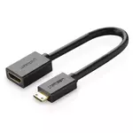 Kép 1/3 - UGREEN 20137 Mini HDMI HDMI adapter, 22cm (fekete)