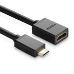 Kép 2/3 - UGREEN 20137 Mini HDMI HDMI adapter, 22cm (fekete)