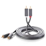Kép 3/4 - UGREEN 2RCA-2RCA kábel, 3m (fekete)