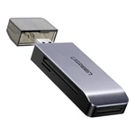 Kép 3/4 - UGREEN 4 az 1-ben USB adapter SD + microSD kártyaolvasó (ezüst)