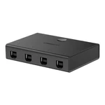 Kép 2/3 - UGREEN 30345 USB 2.0 2x1 USB KVM kapcsoló (fekete)
