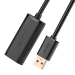 Kép 2/6 - UGREEN US121 USB 2.0 hosszabbító kábel, aktív, 10m (fekete)