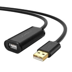 Kép 4/6 - UGREEN US121 USB 2.0 hosszabbító kábel, aktív, 10m (fekete)