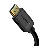 Kép 2/9 - Baseus HDMI 2.0 kábel, 4K 60Hz, 3D, HDR, 18Gbps, 1m (fekete)