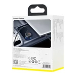 Kép 9/10 - Baseus Particular Digital Display autós töltő kijelzővel, USB + USB-C, QC3.0 + PD, 5A, 65 W (szürke) + USB-C kábel, 1 m, 100 W (fekete)
