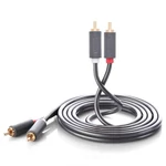 Kép 3/4 - UGREEN 2RCA - 2RCA kábel, 5m (fekete)