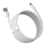 Kép 6/12 - Baseus Simple Wisdom USB-USB-C kábel, 40W, 5A, 1,5m, 2db (fehér)