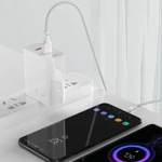 Kép 9/12 - Baseus Simple Wisdom USB-USB-C kábel, 40W, 5A, 1,5m, 2db (fehér)