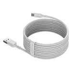 Kép 3/10 - USB-USB-C kábel Baseus Simple Wisdom, 40W, 5A, 1,5m (fehér) 2db.