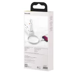 Kép 8/9 - Baseus Lightning USB-C kábel, nagy sűrűségű fonott, 20W, 5A, PD, 1 m (fehér)