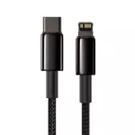 Kép 6/9 - Baseus Tungsten Gold USB-C - Lightning kábel, 20 W, 5 A, PD, 1 m (fekete)