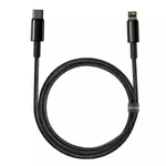 Kép 2/9 - Baseus Tungsten Gold USB-C - Lightning kábel, 20 W, 5 A, PD, 2 m (fekete)