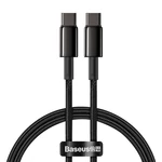 Kép 1/9 - Baseus Tungsten Gold USB-C-USB-C kábel, 100 W, 1 m (fekete)