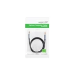 Kép 5/5 - UGREEN AV122 3.5mm AUX mini jack kábel, 1.5m (fekete)