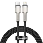 Kép 2/12 - Baseus Cafule USB-C-Lightning kábel, PD, 20 W, 1 m (fekete)