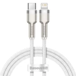 Kép 2/12 - Baseus Cafule USB-C-Lightning kábel, PD, 20 W, 1 m (fehér)