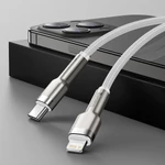 Kép 12/12 - Baseus Cafule USB-C-Lightning kábel, PD, 20 W, 1 m (fehér)
