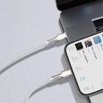 Kép 10/12 - Baseus Cafule USB-C-Lightning kábel, PD, 20 W, 1 m (fehér)