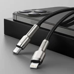 Kép 12/12 - Baseus Cafule USB-C-Lightning kábel, PD, 20 W, 2 m (fekete)