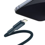 Kép 8/12 - Baseus USB-C - Lightning kábel, nagy sűrűségű fonott, 20 W, 5 A, PD, 1 m (kék)