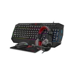 Kép 1/10 - 4 az 1-ben Havit GAMENOTE KB501CM játékkészlet. Fejhallgató + billentyűzet + egér + pad