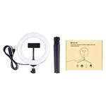 Kép 3/3 - Puluz PKT3073B Ring lámpa / LED állvány telefontartóval, 20cm