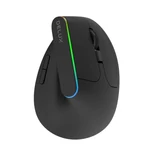 Kép 3/5 - Vezeték nélküli függőleges egér Delux M618DB BT / 2.4G 4000DPI RGB