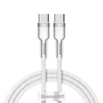 Kép 2/9 - Baseus Cafule USB-C-USB-C kábel, 100 W, 1 m (fehér)