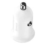 Kép 3/6 - Baseus Grain Pro 2x USB 4.8A autós töltő (fehér)