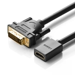 Kép 2/3 - UGREEN 20118 DVI-HDMI adapter, 15 cm (fekete)