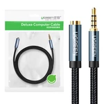 Kép 1/3 - UGREEN AV118 Audió hosszabbító kábel, AUX jack 3,5 mm, 1 m (kék)