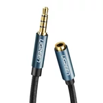 Kép 3/3 - UGREEN AV118 Audió hosszabbító kábel, AUX jack 3,5 mm, 1 m (kék)