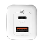 Kép 5/12 - Baseus GaN2 Lite fali töltő, USB + USB-C, 65 W, EU (fehér)